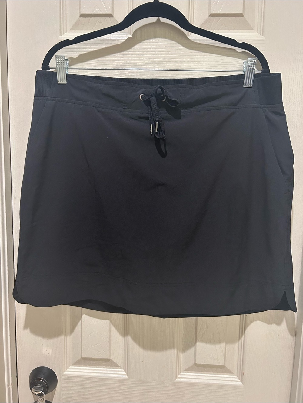 Athleta Black Drawstring Athletic Skort